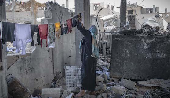 Views of Beit Hanoun, one of the neighborhoods most affected by the bombings in Northern Gaza, 2014 (Photo: © Yann Libessart/MSF)